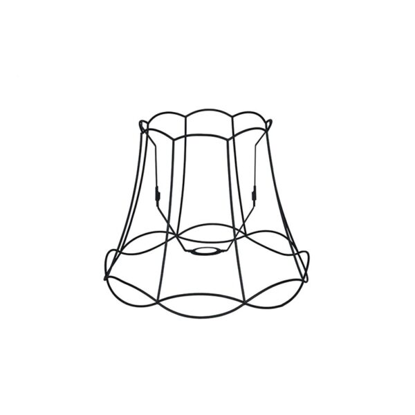 Fém lámpabúra fekete 40/31 - Granny Frame