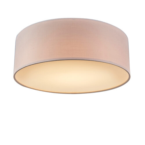 Mennyezeti lámpa rózsaszín 30 cm beépített LED-del - Drum LED