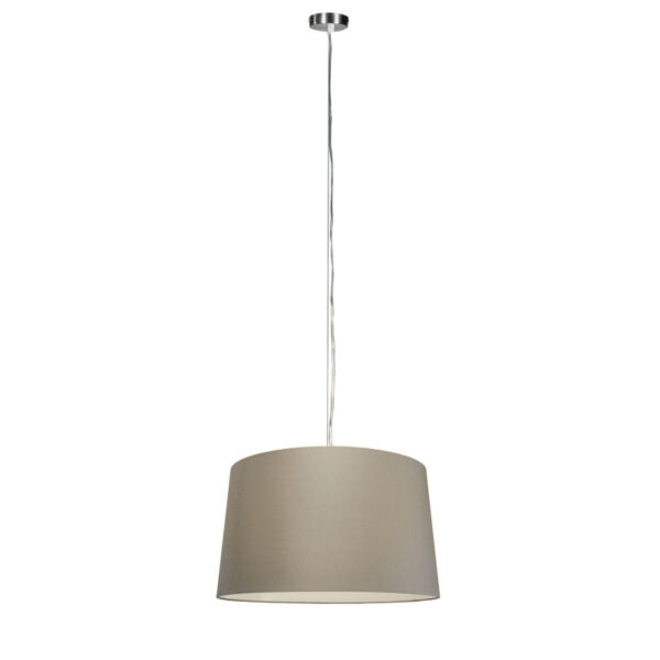Modern függőlámpa acélból árnyékolóval 45 cm taupe - Cappo 1