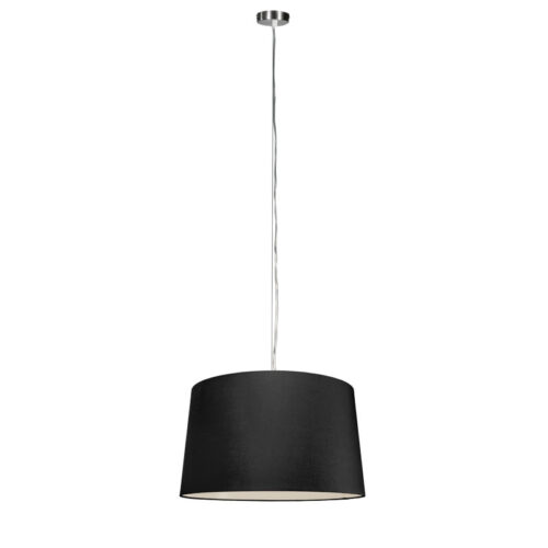 Modern függőlámpa acélból árnyékolóval 45 cm fekete - Cappo 1