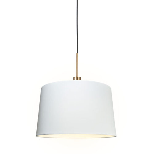 Modern függőlámpa bronz árnyékolóval 45 cm fehér - Combi 1