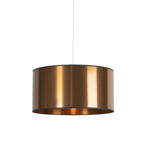 Art Deco lógólámpa fehér réz árnyékolóval 50 cm - Pendel
