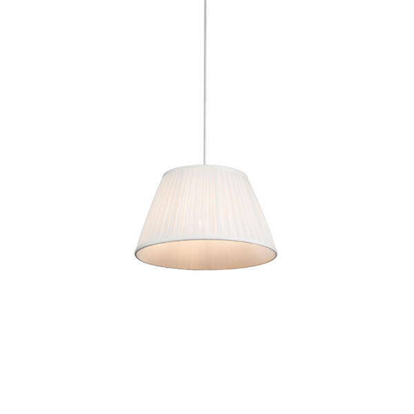 Retro lógólámpa fehér 35 cm - Plisse