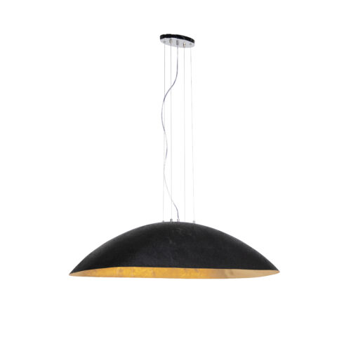 Ipari függőlámpa fekete arannyal 115 cm - Magna