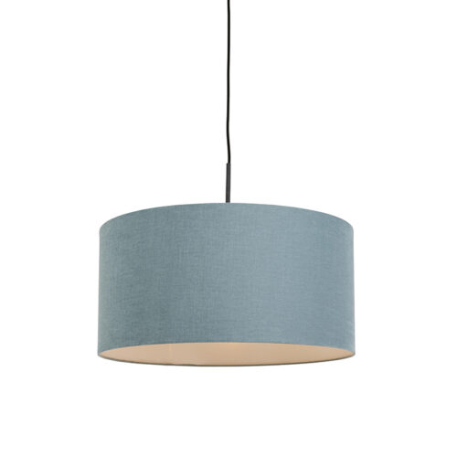 Függőlámpa fekete kék árnyékolóval 50 cm - Combi 1