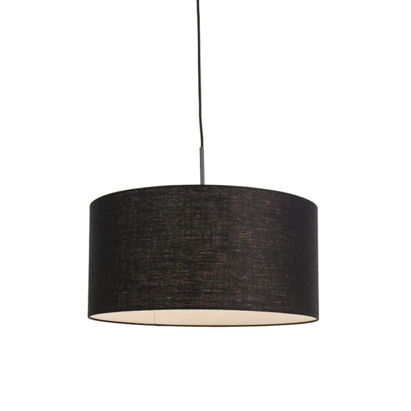 Modern lógólámpa fekete fekete árnyékolóval 50 cm - Combi 1