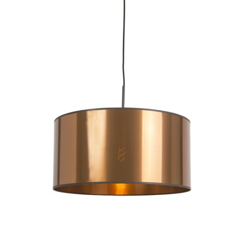 Art Deco lógólámpa fehér réz árnyékolóval 50 cm - Combi 1