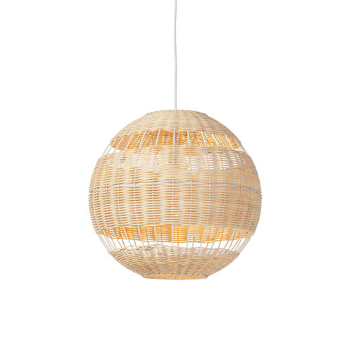 Rusztikus függőlámpa rattanból - Rattan