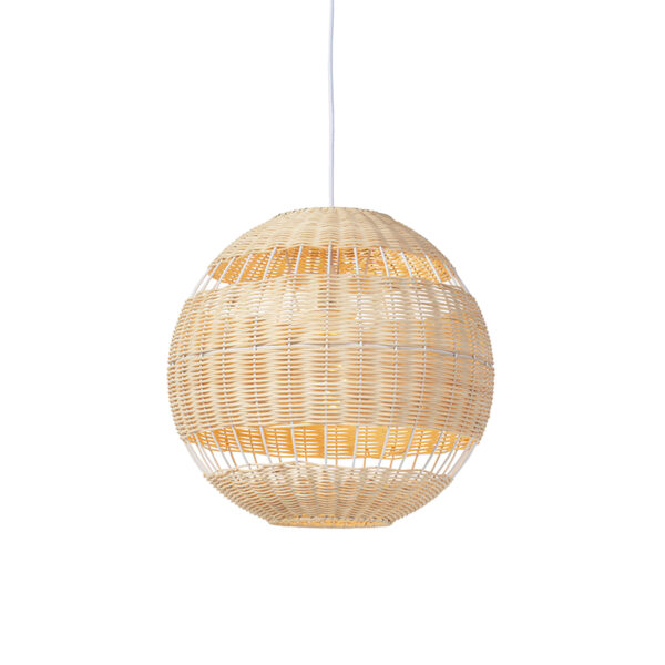 Rusztikus függőlámpa rattanból - Rattan