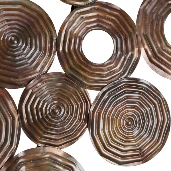 Art Deco fali lámpa réz 138 cm - Circles