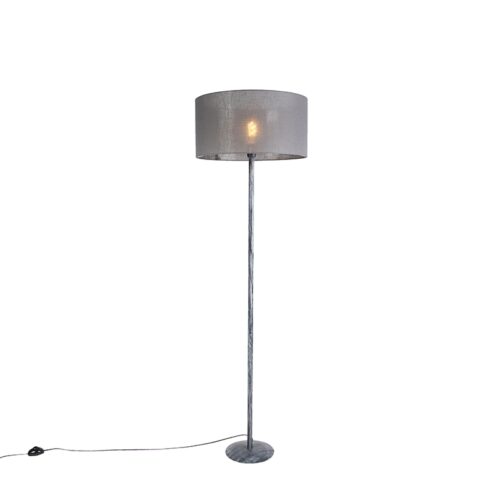 Állólámpa szürke szürke árnyékolóval 50 cm - Simplo