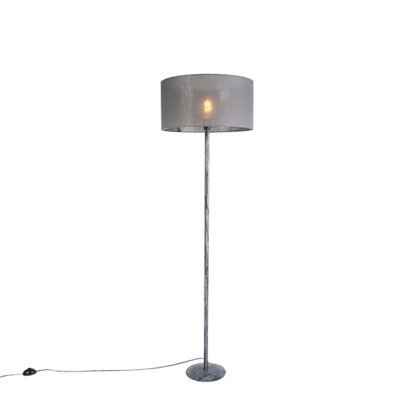 Állólámpa szürke szürke árnyékolóval 50 cm - Simplo