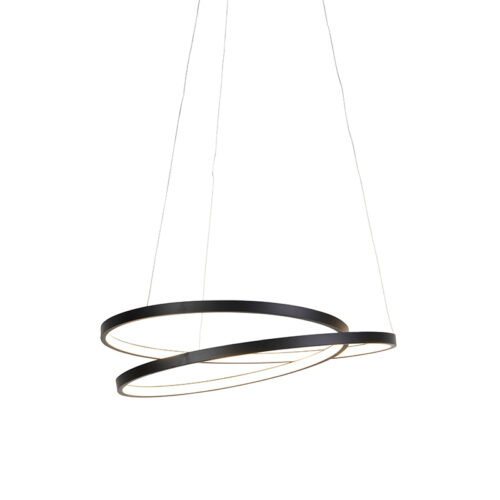 Design lógólámpa fekete 55cm beépített LED-del