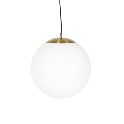 Skandináv függőlámpa opál üvegből 40 cm - Ball 40