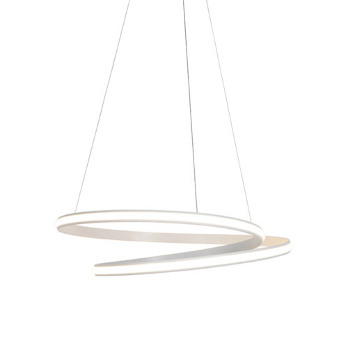 Modern függőlámpa fehér 74 cm beépített LED-del