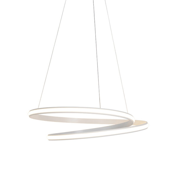 Modern függőlámpa fehér 74 cm beépített LED-del