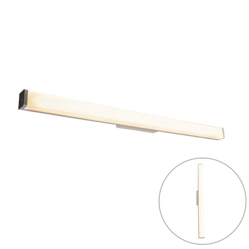 Modern fürdőszobai fali lámpa acél 92 cm IP44 - Cascada