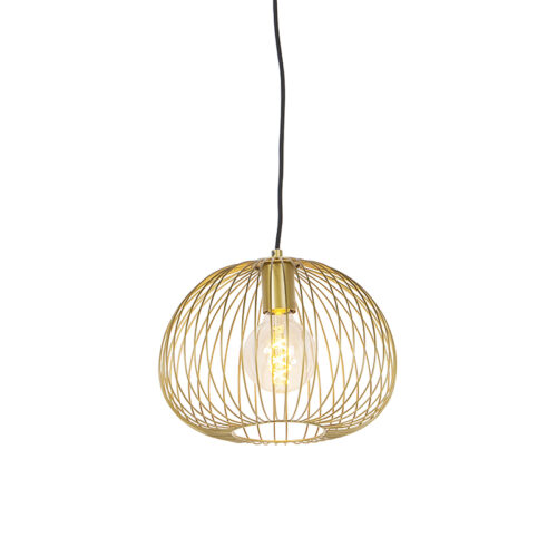 Design lógólámpa arany - Wire Dough