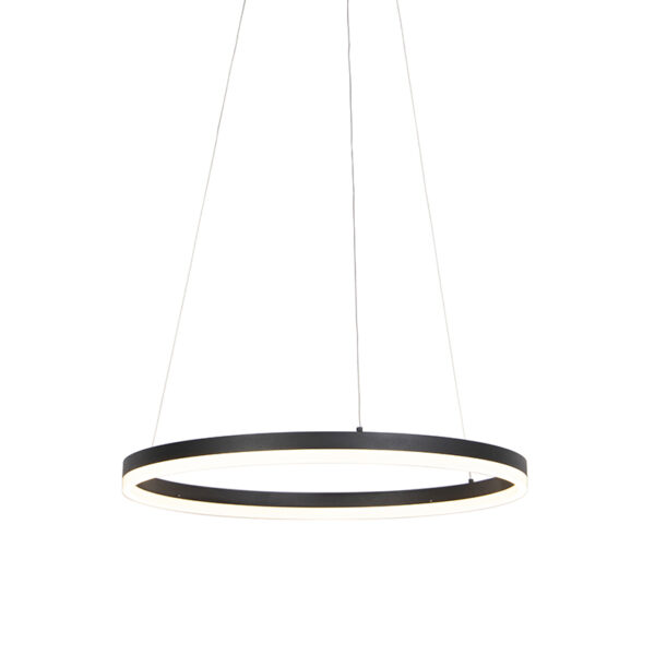 Design lógólámpa fekete 60 cm LED-del