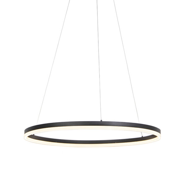 Design lógólámpa fekete 80 cm LED-del