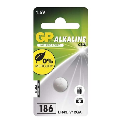 Alkáli gombelem LR43 GP ALKALINE 1