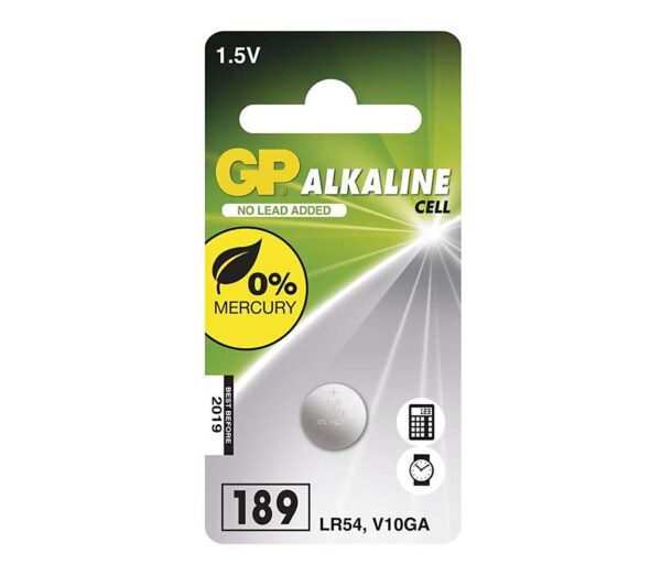 Alkáli gombelem LR54 GP ALKALINE 1