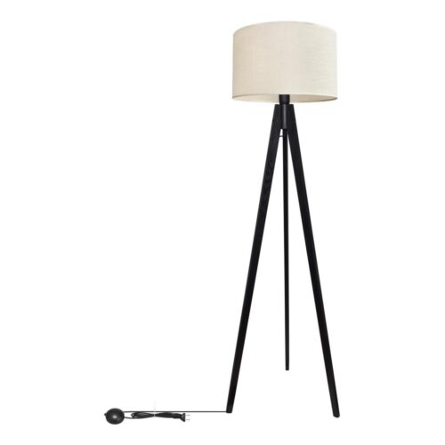 Állólámpa ALBA 1xE27/15W/230V krém/fenyő