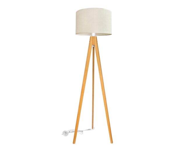 Állólámpa ALBA 1xE27/15W/230V krém/tölgy