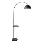 Állólámpa asztallal 1xE27/60W/230V fekete Állólámpa asztallal 1xE27/60W/230V fekete