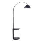 Állólámpa asztallal 1xE27/60W/230V fekete