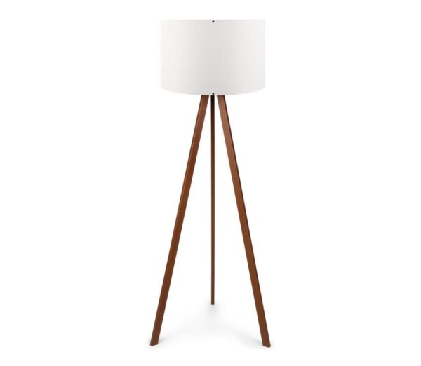 Állólámpa AYD 1xE27/60W/230V fehér/barna