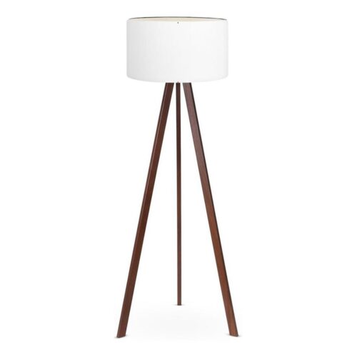 Állólámpa AYD 1xE27/60W/230V fehér/barna