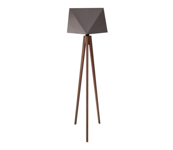 Állólámpa BAKARO 1xE27/60W/230V tölgy szürke