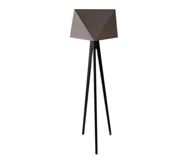 Állólámpa BAKARO 1xE27/60W/230V wenge fa szürke