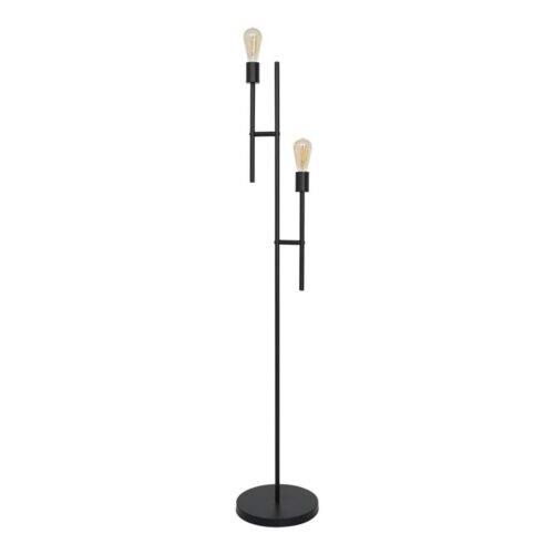 Állólámpa CARTAGO 2xE27/60W/230V fekete