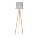 Állólámpa CONE 1xE27/60W/230V fenyő szürke