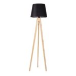 Állólámpa CONE 1xE27/60W/230V tölgy fekete