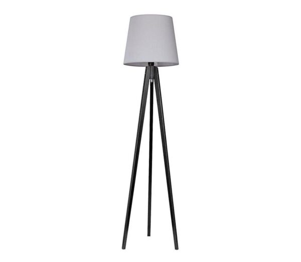 Állólámpa CONE 1xE27/60W/230V wenge fa szürke