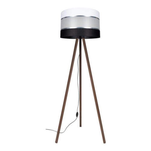 Állólámpa CORAL 1xE27/60W/230V barna/fekete/fehér/króm