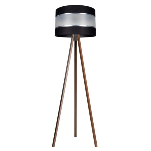 Állólámpa CORAL 1xE27/60W/230V barna/fekete/króm