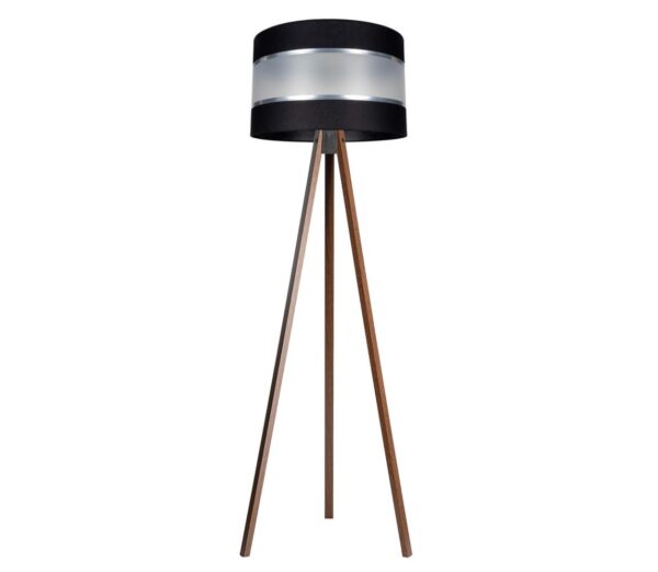 Állólámpa CORAL 1xE27/60W/230V barna/fekete/króm