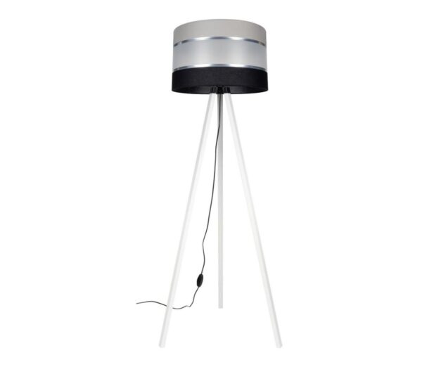 Állólámpa CORAL 1xE27/60W/230V fehér/fekete/szürke/króm
