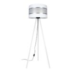 Állólámpa CORAL 1xE27/60W/230V fehér/króm