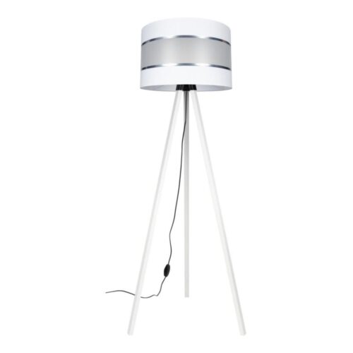 Állólámpa CORAL 1xE27/60W/230V fehér/króm