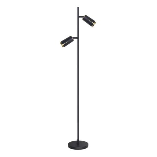 Állólámpa FLOWER 2xGU10/8W/230V fekete