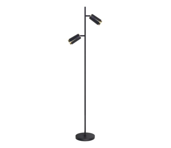 Állólámpa FLOWER 2xGU10/8W/230V fekete