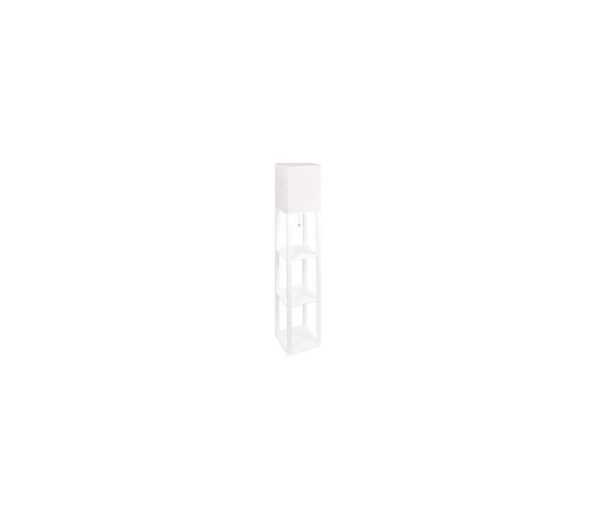 Állólámpa polcokkal 1xE27/60W/230V fehér