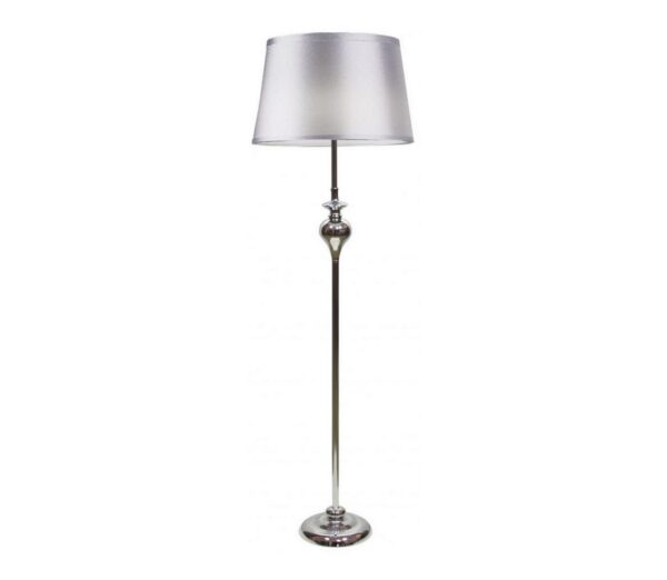 Állólámpa PRIMA 1xE27/60W/230V ezüst/fényes króm