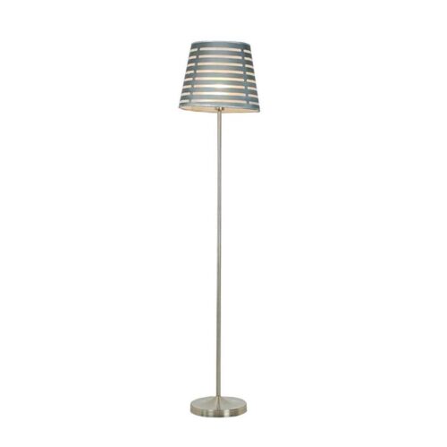 Állólámpa SEGIN 1xE27/60W/230V szürke/fényes króm