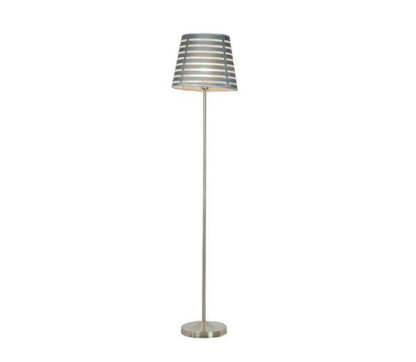 Állólámpa SEGIN 1xE27/60W/230V szürke/fényes króm